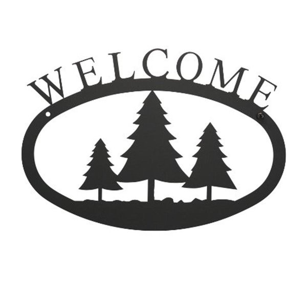 Workstation Small Welcome Sign-Plaque - Pine Trees WO141689
